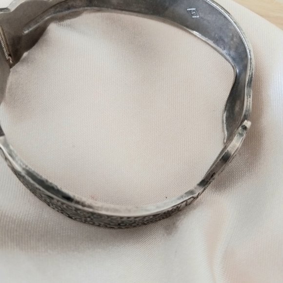 VTG Double Snake Silver Clamper Bangle Bracelet - Picture 7 of 7